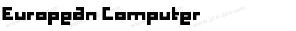 European Computer字体转换